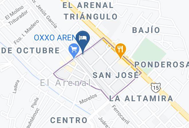 El Arenal - Hotel Arenal Maps