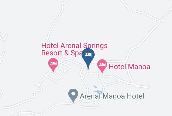 San Carlos - Hotel Arenal Manoa & Hot Springs Maps
