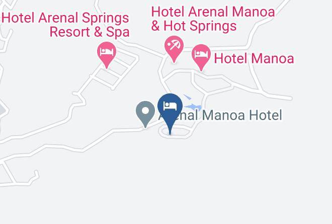 San Carlos - Hotel Arenal Manoa Maps