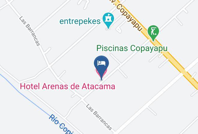 Copiapo Province - Hotel Arenas De Atacama Maps