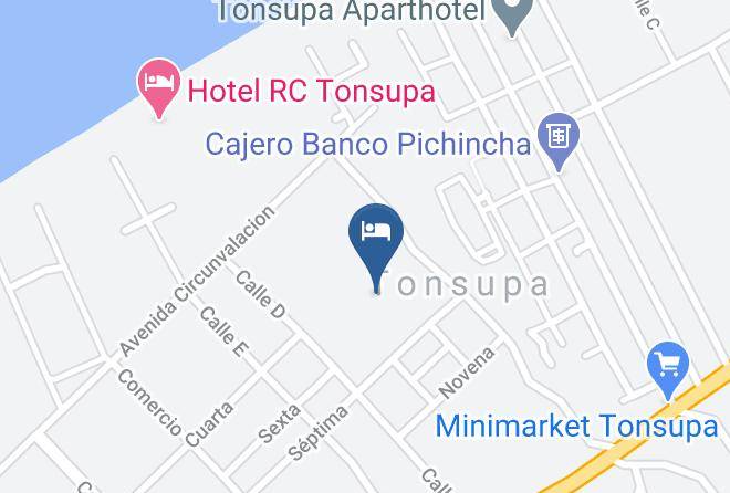 Atacames - Hotel Arenas Doradas Maps