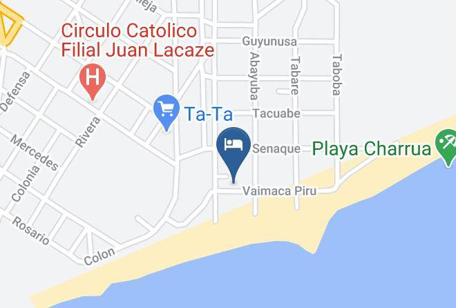 Juan Lacaze - Hotel Arenas Maps