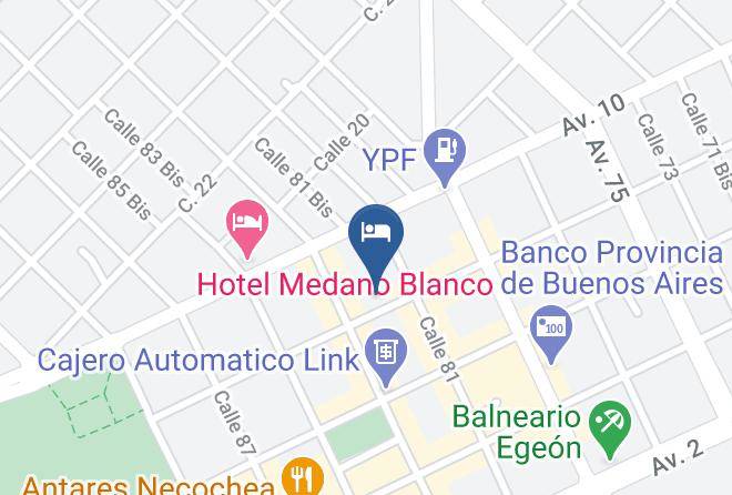 Necochea - Hotel Arenas Maps