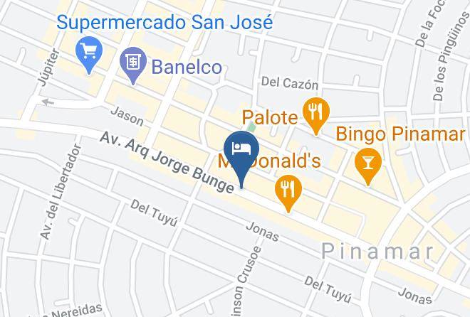 Pinamar - Hotel Arenas Maps
