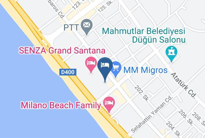 Alanya - Hotel Ares Maps