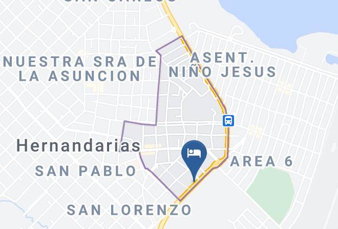 Hernandarias - Hotel Ares Maps