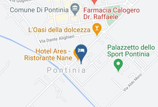 Latina - Hotel Ares Maps