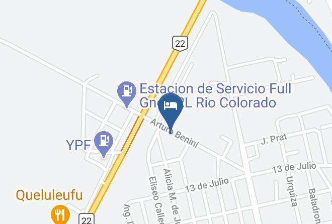 Pichi Mahuida - Hotel Ares Maps