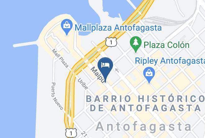 Antofagasta Province - Hotel Argental Sa Maps