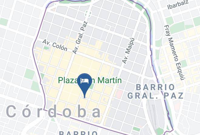 Cordoba - Hotel Argentino Maps