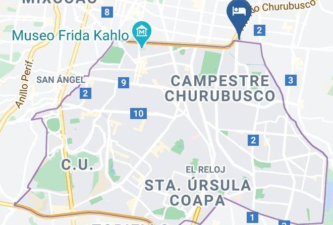 Coyoacan - Hotel Argos Maps