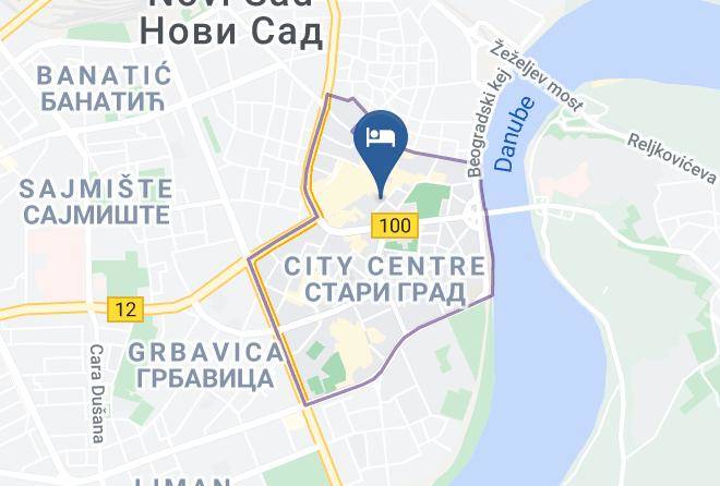Juzno Backi - Hotel Arhiv Maps