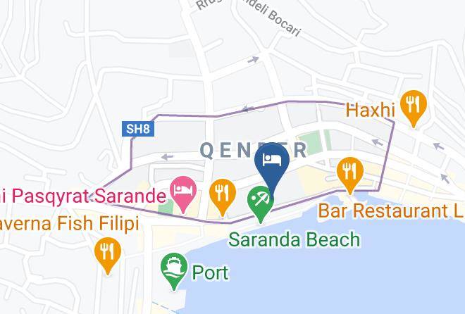 Saranda - Hotel Ari Maps