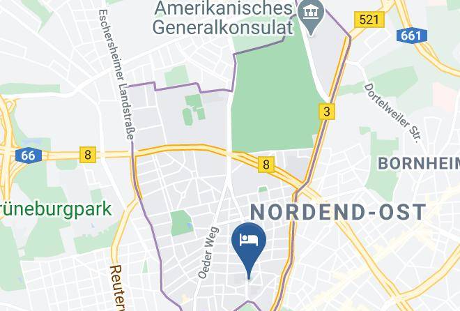 Frankfurt Am Main - Aria Hotel Frankfurt Maps
