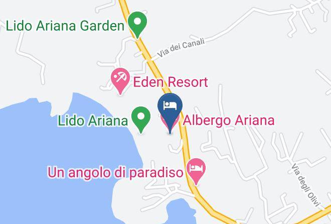 Latina - Albergo Ariana Maps