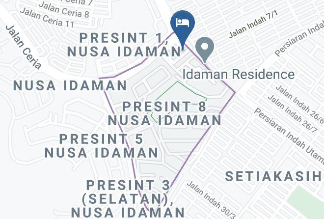 Johor Bahru - Hotel Ariana Iskandar Maps