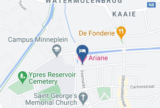West Flanders - Ariane Hotel Maps