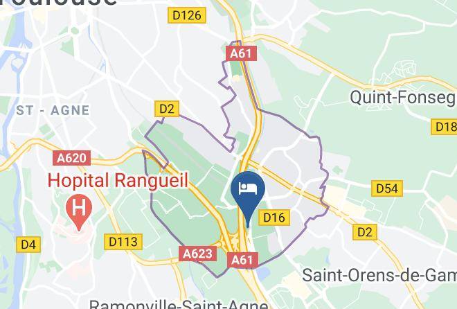 Haute Garonne - Hotel Ariane Maps