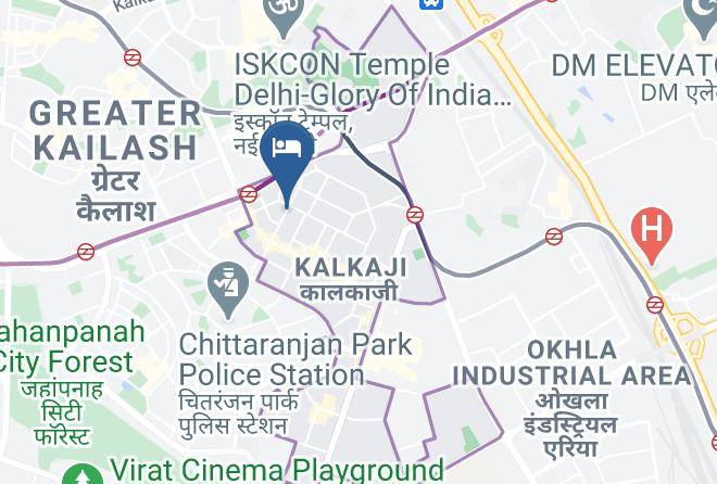 Arien International Kalakaji Map