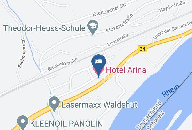 Waldshut - Hotel Arina Maps