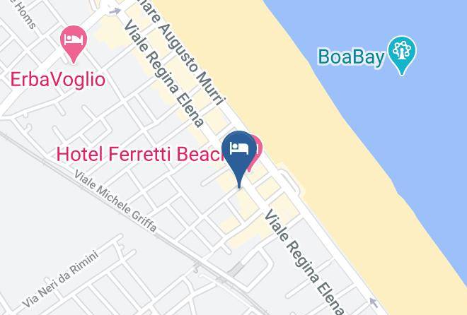 Rimini - Hotel Ariosto Maps