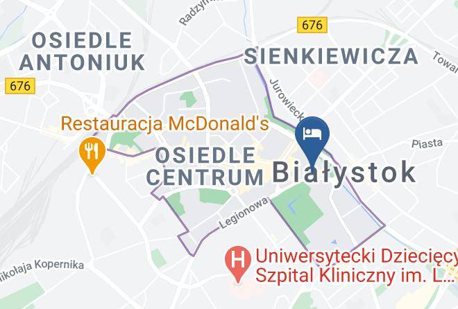 Bialystok - Hotel Aristo Bialystok Maps