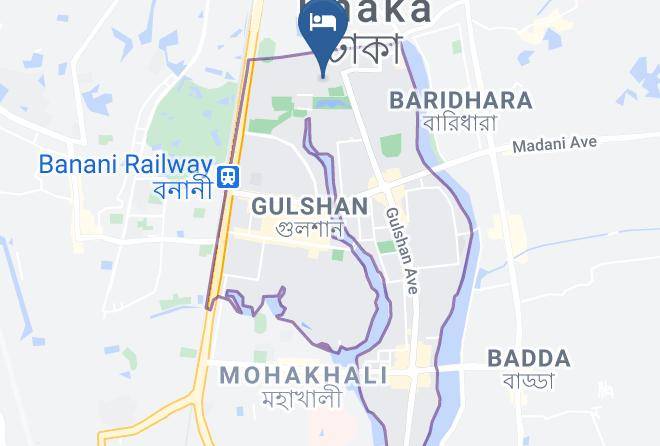 Dhaka - Hotel Aristocrat Inn Ltd Maps