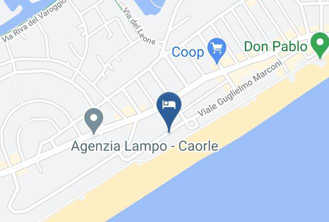 Hotel Ariston Caorle Map