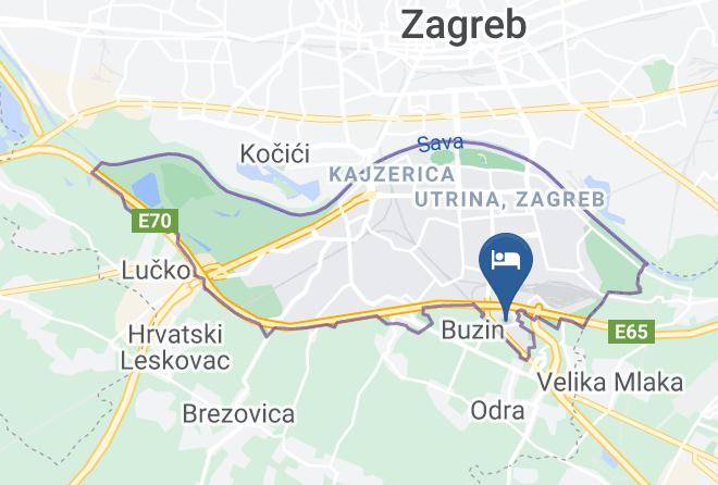 Hotel Aristos Zagreb Map