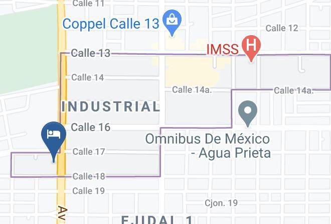 Agua Prieta Municipality - Hotel Arizona Maps