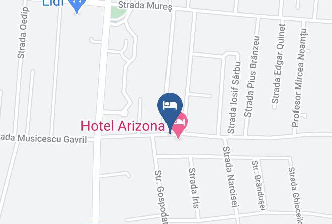 Timisoara - Hotel Arizona Maps