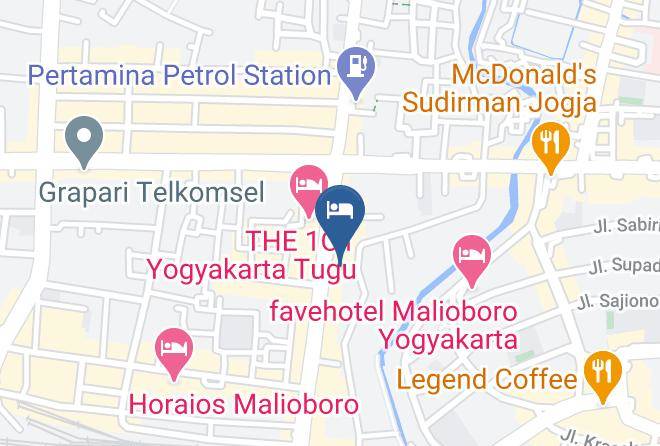 Kota Yogyakarta - Hotel Arjuna Yogyakarta Maps
