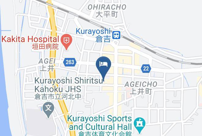 Kurayoshi City - Hotel Ark 21 Maps