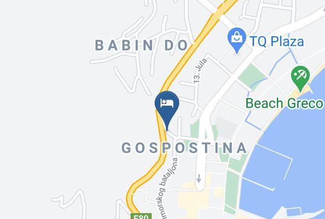 Budva - Hotel Arka Maps