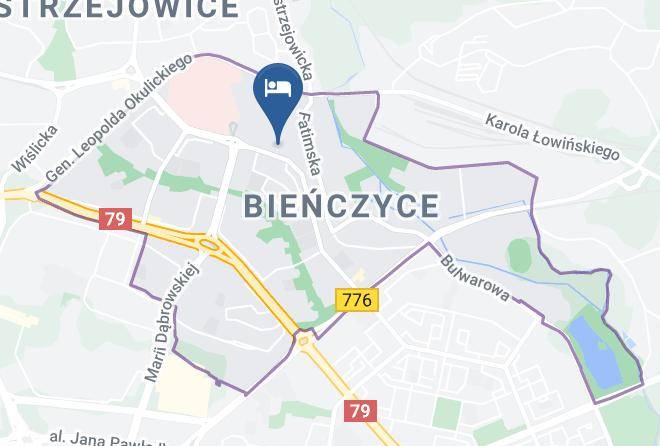 Hotel Arka Krakow Map