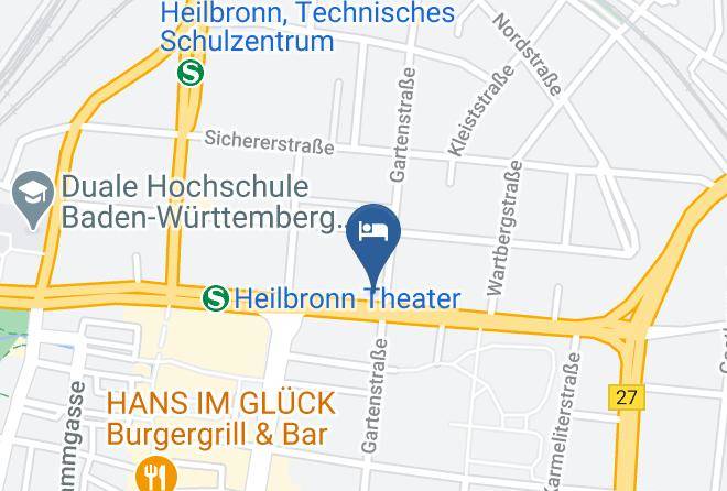 Heilbronn - Hotel Arkade Am Theater Maps