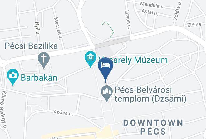 Pecs - Hotel Arkadia Maps