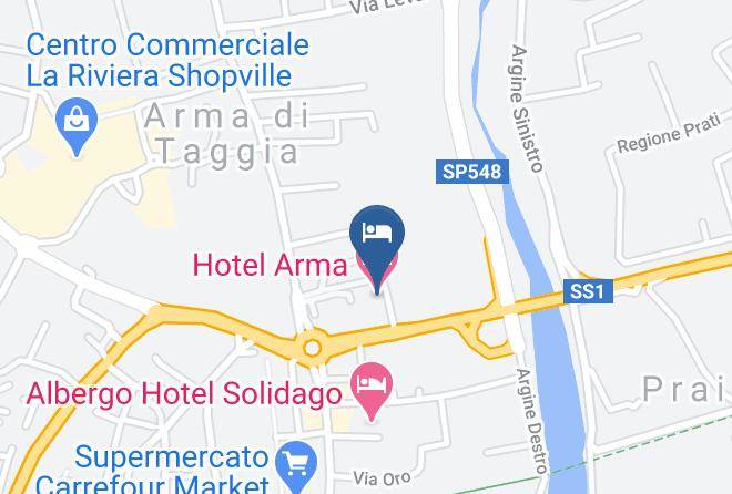 Imperia - Hotel Arma Maps