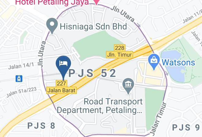 Petaling - Hotel Armada Petaling Jaya Maps