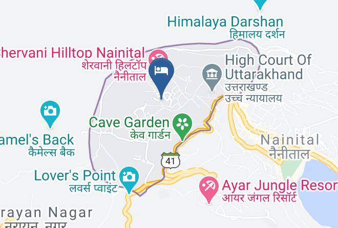 Naini Tal - Hotel Armadale Nainital Maps