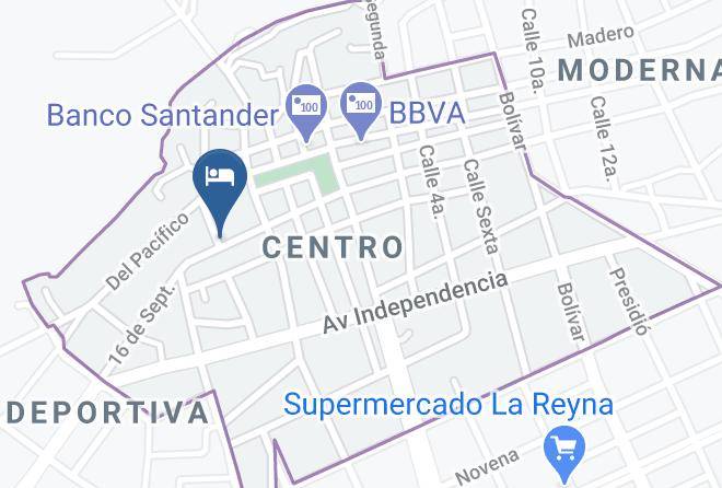 Hotel Armendariz Map