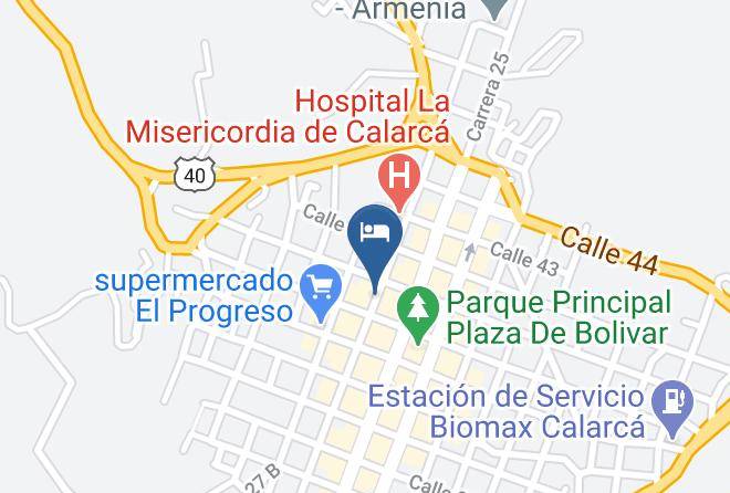 Calarca - Hotel Armont Maps