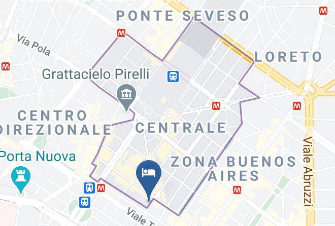 Milan - Hotel Arno Maps