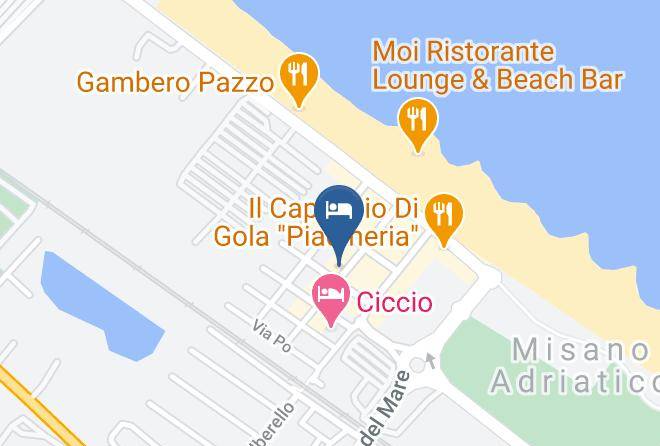 Rimini - Hotel Arno Maps