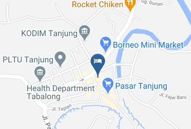 Tabalong Regency - Hotel Arofah Maps