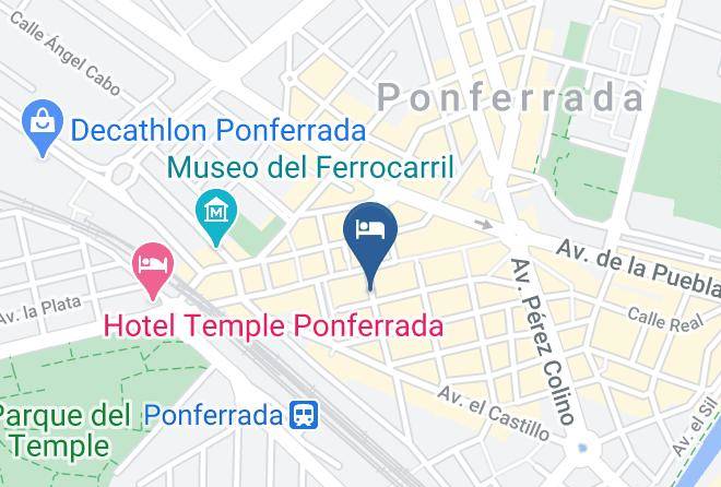 Leon - Hotel Aroi Ponferrada Maps
