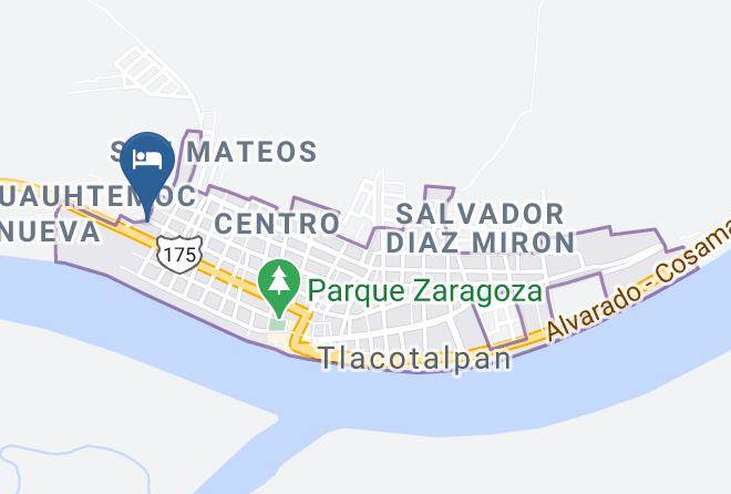 Tlacotalpan - Hotel Aromas Maps