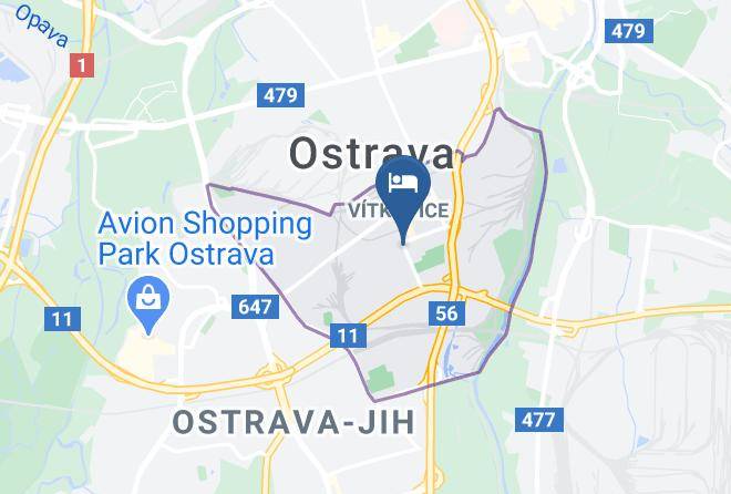 Ostrava - Hotel Aron Maps