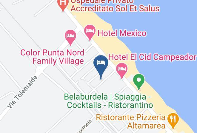 Rimini - Hotel Aros Maps