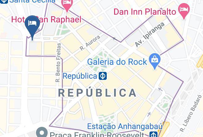 Sao Paulo Republica - Hotel Arouche Maps